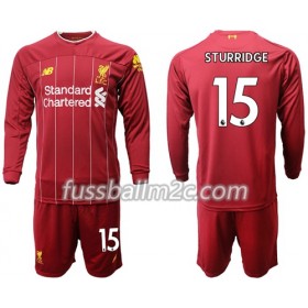Fußballtrikots Liverpool Sturridge 15 Kinder Heim Trikotsatz 2019-2020 Langarm